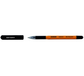 STANGER Tušinukas Finepoint Softgrip 0.7 mm, su 1mm šerdele juodas, pakuotėje 10 vnt 18000300098