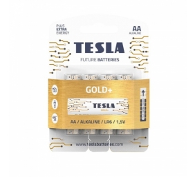 Baterija Tesla AA Gold+ Alkaline LR06 2700 mAh 4 vnt.