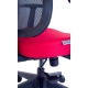 Ergonominė kėdė "Dalarö" su tinklelio atlošu bei aptraukta aukštos kokybės audiniu, minkšto poliuretano sėdyne, juoda