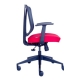 Ergonominė kėdė "Dalarö" su tinklelio atlošu bei aptraukta aukštos kokybės audiniu, minkšto poliuretano sėdyne, juoda