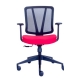 Ergonominė kėdė "Dalarö" su tinklelio atlošu bei aptraukta aukštos kokybės audiniu, minkšto poliuretano sėdyne, juoda