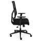 Ergonominė, tvirta biuro kėdė "Saltvik" su tvirto tinkliuko atlošu bei reguliuojamo aukščio porankiais, juoda