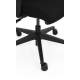Ergonominė, tvirta biuro kėdė "Saltvik" su tvirto tinkliuko atlošu bei reguliuojamo aukščio porankiais, juoda