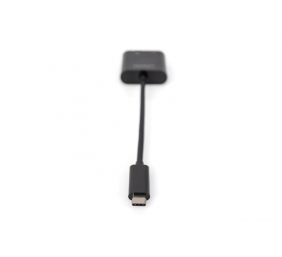 Digitus | USB-Type-C Gigabit Ethernet Adapter + PD with power delivery function | DN-3027 | Black | USB-C port to a Gigabit network connection