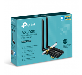 Dual Band | TP-LINK | Archer Wi-Fi 6 Bluetooth 5.0 PCIe Adapter | TX50E | 2.4GHz/5GHz | Antenna type 2xExternal