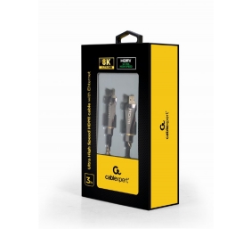 Cablexpert Ultra High speed HDMI cable with Ethernet | CCBP-HDMI8K-3M | HDMI Type-A male | HDMI Type-A male | 3 m