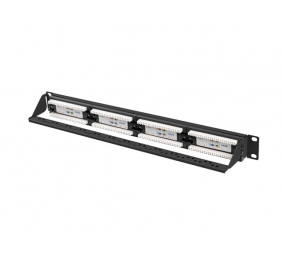 LANBERG patch panel 24port 1U cat.6A UTP