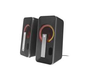 Genesis | Computer Speaker | Helium 100BT RGB | Bluetooth | Silver/Black | Gaming Speakers | Wireless connection