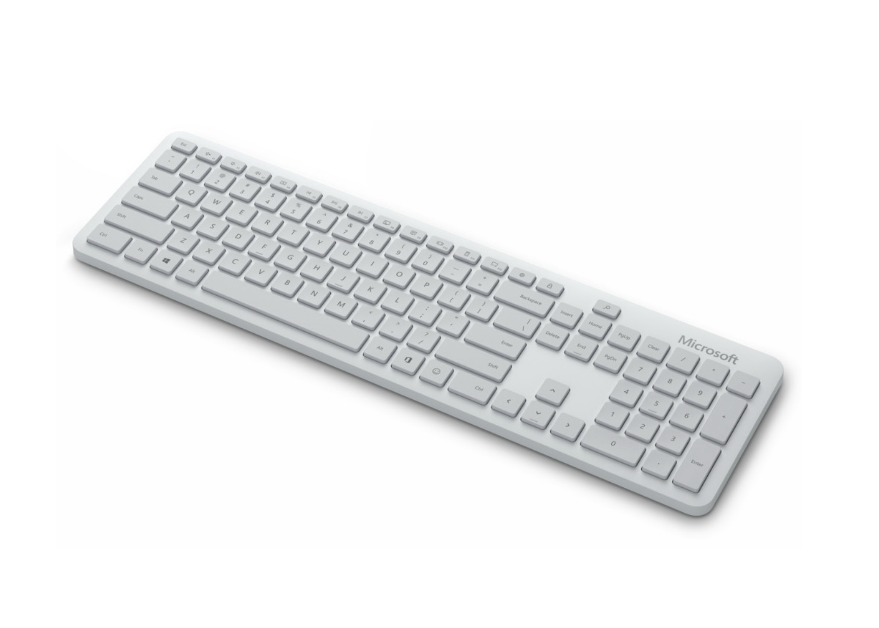 Microsoft | Bluetooth Desktop | Keyboard and Mouse Set | Wireless | Mouse included | Batteries included | US | Bluetooth | Glacier | 461.6 g | Wireless connection