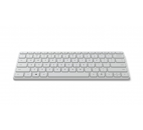 Microsoft | Designer Compact Keyboard | Compact Keyboard | Wireless | US | Bluetooth | Glacier | 288 g | Wireless connection