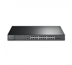 TP-Link TL-SG3428XMP JetStream 24Port Gigabit &amp; 4Port 10GE SFP+ L2+ Managed Šakotuvas su 24Port PoE+