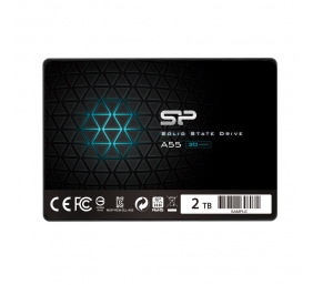 Silicon Power | Ace | A55 | 2000 GB | SSD form factor 2.5" | SSD interface SATA III | Read speed 500 MB/s | Write speed 450 MB/s