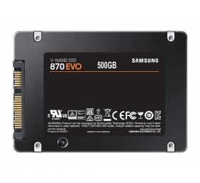 Samsung | SSD | 870 EVO | 500 GB | SSD form factor 2.5" | Solid-state drive interface SATA III | Read speed 560 MB/s | Write speed 530 MB/s