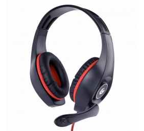 Gembird | Gaming headset with volume control | GHS-05-R | Built-in microphone | 3.5 mm 4-pin | Red/Black | Wired | Over-Ear