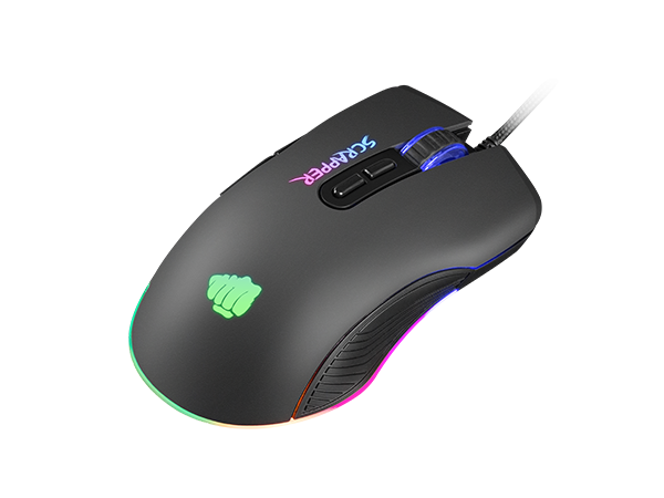 Fury | Gaming Mouse | Fury Scrapper | Wired | Optical | Gaming Mouse | Black | Yes