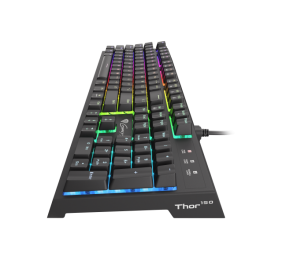 GENESIS THOR 150 RGB Gaming Keyboard, Hybrid Switch, US Layout, Wired, Black