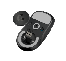 Logitech G PRO X SUPERLIGHT Belaidė žaidimų pelė, RF Wireless, 25600 DPI, Juoda
