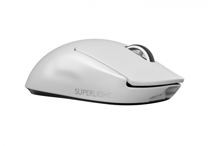 Logitech G PRO X SUPERLIGHT Belaidė žaidimų pelė, RF Wireless, 25600 DPI, Balta