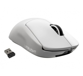 Logitech G PRO X SUPERLIGHT Belaidė žaidimų pelė, RF Wireless, 25600 DPI, Balta