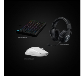 Bevielė žaidimų pelė Logitech G Pro x SuperLight, Balta