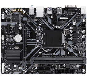 Gigabyte H310M S2 1.0 Processor family Intel, Processor socket  LGA1151, DDR4 DIMM, Memory slots 2, Number of SATA connectors 4, Chipset Intel H, Micro ATX