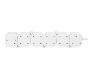 DIGITUS Flexible power strip, 3680 W 250VAC 50 Hz 4x safety outlet, 16 A, 2x USB A connection, 2.4 A