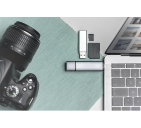 DIGITUS Dual Card Reader Hub USB-C / USB 3.0, OTG | Digitus | Card reader - USB 3.0/USB-C | DA-70886
