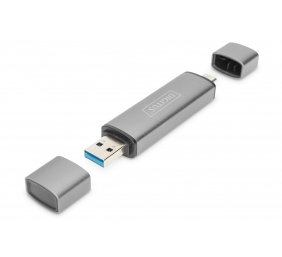 DIGITUS Dual Card Reader Hub USB-C / USB 3.0, OTG | Digitus | Card reader - USB 3.0/USB-C | DA-70886