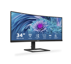Philips | UltraWide LCD Monitor | 346E2CUAE | 34  " | VA | WQHD | 21:9 | 100 Hz | 4 ms | 3440 x 1440 | 300 cd/m² | HDMI ports quantity 1 | Black | Warranty 36 month(s)