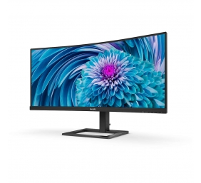 Philips | UltraWide LCD Monitor | 346E2CUAE | 34  " | VA | WQHD | 21:9 | 100 Hz | 4 ms | 3440 x 1440 | 300 cd/m² | HDMI ports quantity 1 | Black | Warranty 36 month(s)