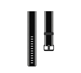 Fitbit  Versa-Lite Woven Hybrid Band, small, black/gray