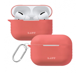 LAUT POD for AirPods Pro Coral, Silicone, Charging Case, Anti-scratch case, Apple AirPods Pro