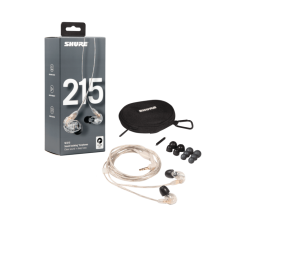 Shure SE215 Earphone, Clear | Shure