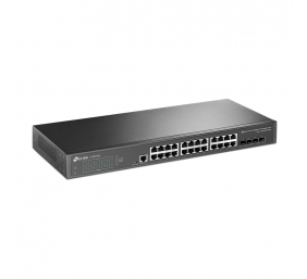 TP-Link TL-SG3428X 24-Port Gigabit L2+ Managed Šakotuvas su 4 10GE SFP+ Slots