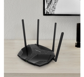 Mercusys | AX1800 Dual-Band WiFi 6 Router | MR70X | 802.11ax | 1201+574 Mbit/s | 10/100/1000 Mbit/s | Ethernet LAN (RJ-45) ports 3 | Mesh Support No | MU-MiMO Yes | No mobile broadband | Antenna type 4xFixed