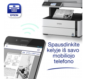 Epson | Multifunctional printer | EcoTank M3180 | Inkjet | Mono | All-in-one | A4 | Wi-Fi | Grey