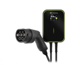 Green Cell l EV Charger PowerBox 22kW charger with 6,5m Type 2 cable for charging electric cars and Plug-In hybrids, 32 A
