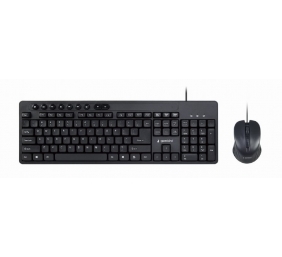 Gembird | Multimedia desktop set | KBS-UM-04 | Keyboard and Mouse Set | Wired | Mouse included | US | Black | g