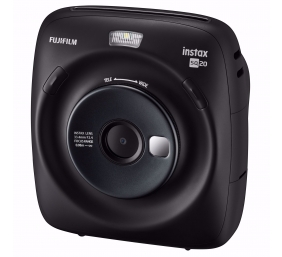 Fujifilm Instax Square SQ20 Instant Camera Black + instax Square glossy (10pl)