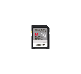 Sony 128 GB SF-M Series UHS-II SD Memory Card Sony | 128 GB | SDXC | Flash memory class 10