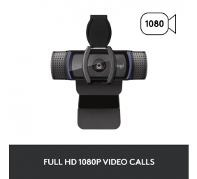 Logitech C920s PRO HD Internetinė kamera FHD 1920x1080, USB-A, Juoda