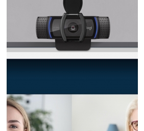 Logitech C920s PRO HD Internetinė kamera FHD 1920x1080, USB-A, Juoda