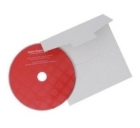 Vokai CD/DVD be langelio, 125x125mm, pakuotėje 1000 vnt.