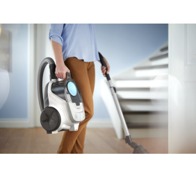 Philips | Vacuum Cleaner | XB2122/09 | Bagless | Power 850 W | Dust capacity 1.3 L | Arctic White/Sky Blue