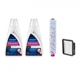 Bissell | MultiSurface (2xDetergents+Brushroll+Filter) | Cleaning Pack