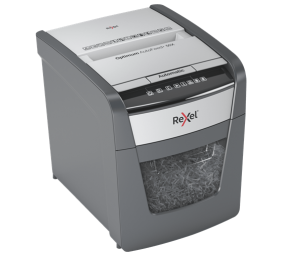 Rexel Optimum AutoFeed+ 50X Dokumentų naikiklis Cross cut shredding 4x28mm P-4 20L 55dB, Pilka/Juoda