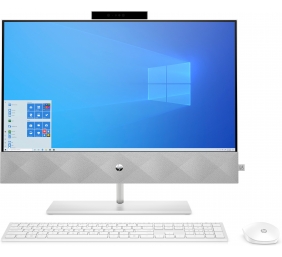 HP AIO 24-k0124ny Ryzen 5 4600H/ LCD 23.8 LED FHD BV/ 8 GB/ 512 GB SSD/ White/ 5MP Cam/ wless kbd/mouse white/ W10