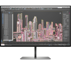 HP Z27u G3 Monitor - 27" 2560 x 1440 QHD AG IPS, USB-C/DisplayPort/ DP IN-OUT/HDMI/ 1 x USB-C, 4 x USB-A 3.2, height adjustable, PIVOT, 3 years