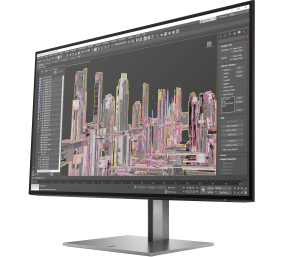 HP Z27u G3 Monitor - 27" 2560 x 1440 QHD AG IPS, USB-C/DisplayPort/ DP IN-OUT/HDMI/ 1 x USB-C, 4 x USB-A 3.2, height adjustable, PIVOT, 3 years
