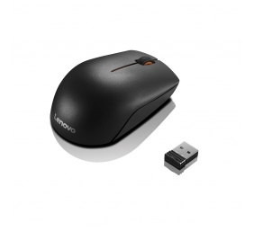 Lenovo | Wireless Compact Mouse | 300 | Optical Mouse | 2.4 GHz Wireless via Nano USB | Black | 1 year(s)